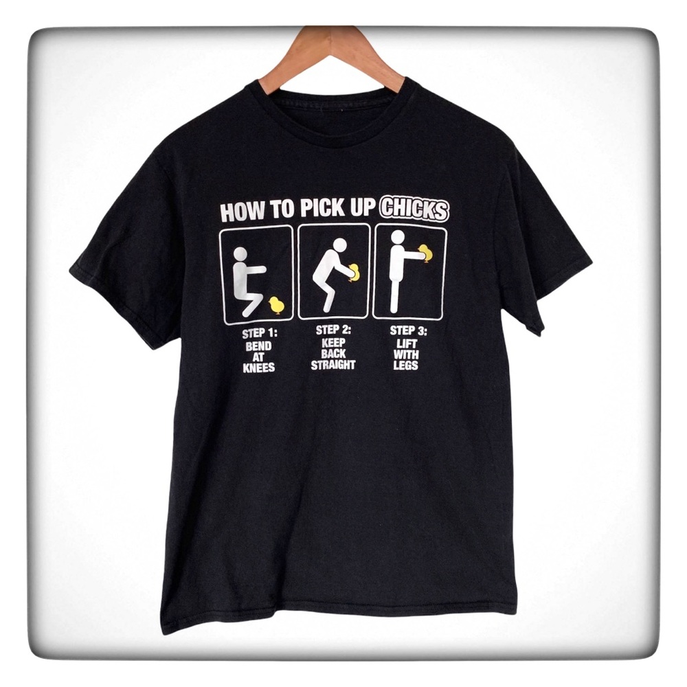 Vintage 90s Graphic Tee How To Pick Up Chicks